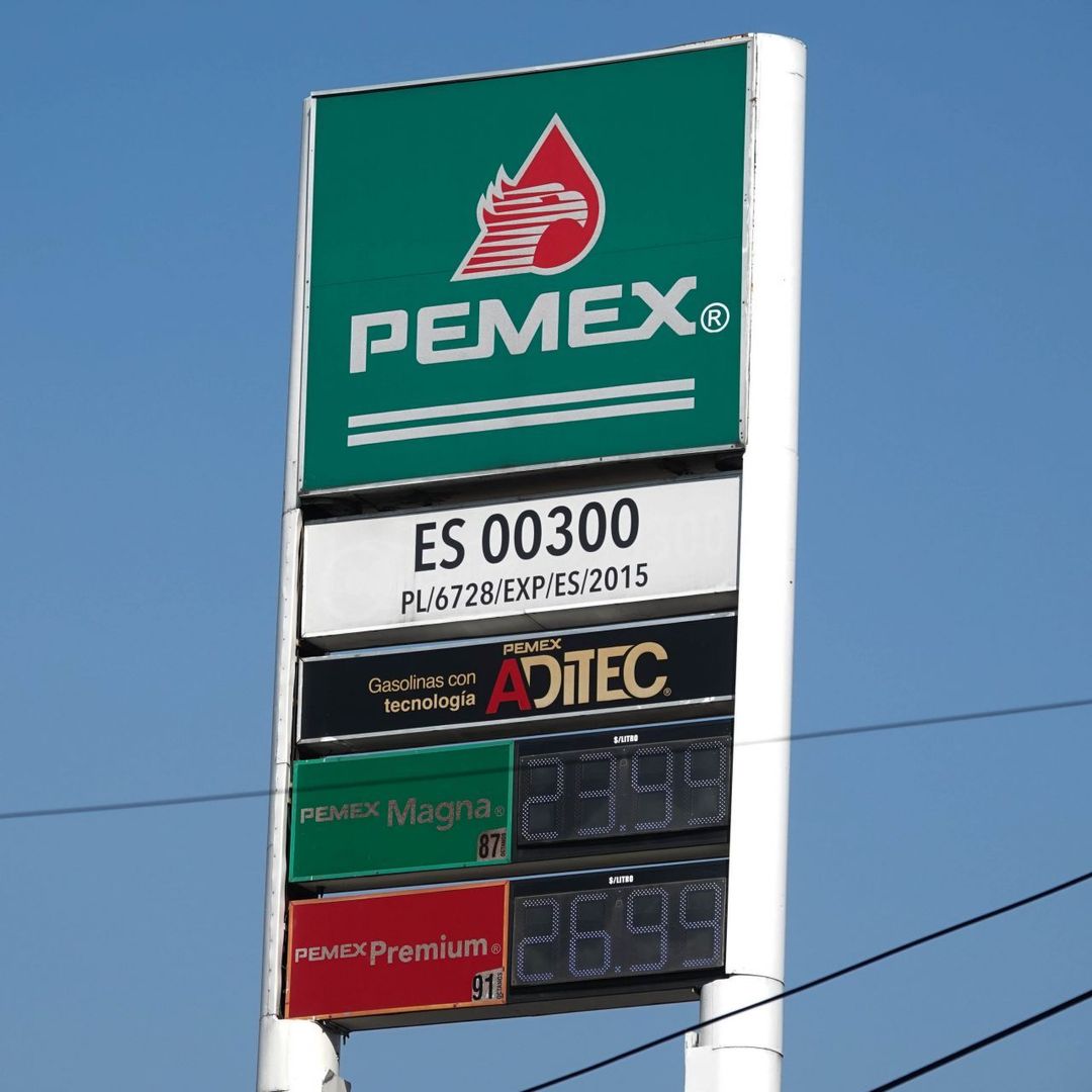 Estación de la marca Pemex. Foto: Cuartoscuro